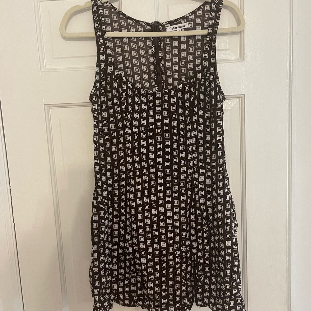 Reformation Noha brown mini dress - Picture 4 of 6